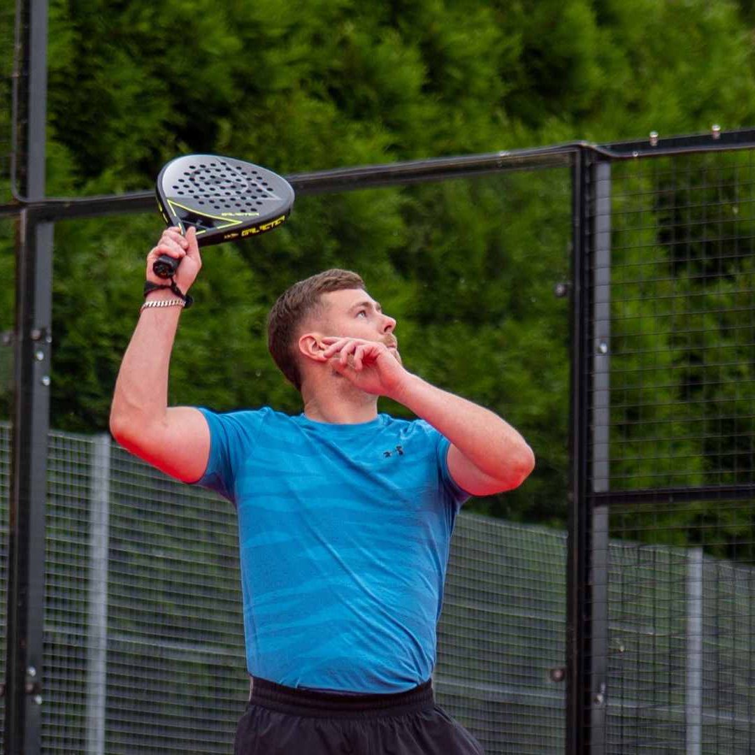Elevate Padel Society - Player on Outside Court