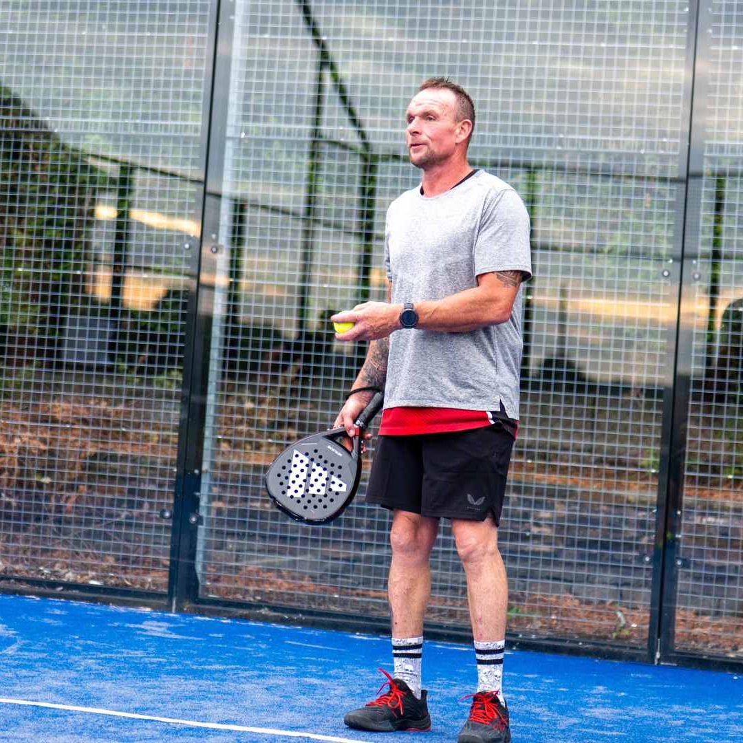 Elevate Padel Society - Player with Ball