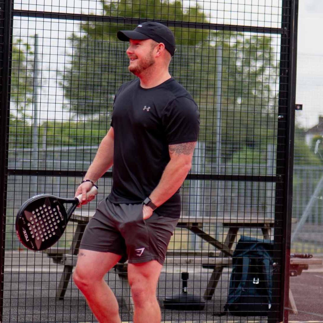 Man at Elevate Padel Society