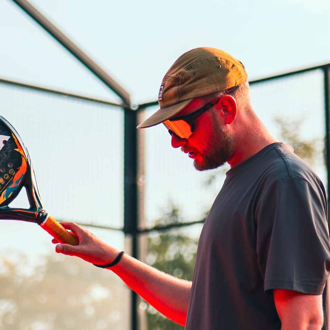 Padel Player with Adidas Racket